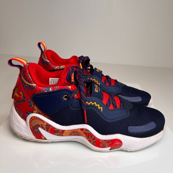 Adidas Shoe Men 9.5 D.O.N. Issue 3 GCA Bel Air Lace Sneaker Street Gym Core Go main image 10